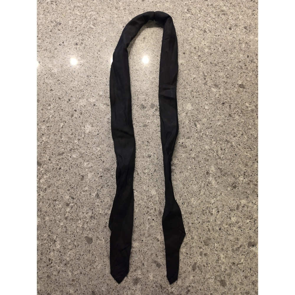 Genuine US Navy Pre-Rolled Black Sailor Neckerchief Two Available
